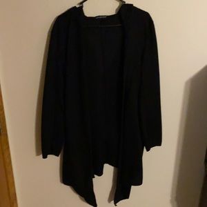 Men’s long length Drape Cape Overcoat